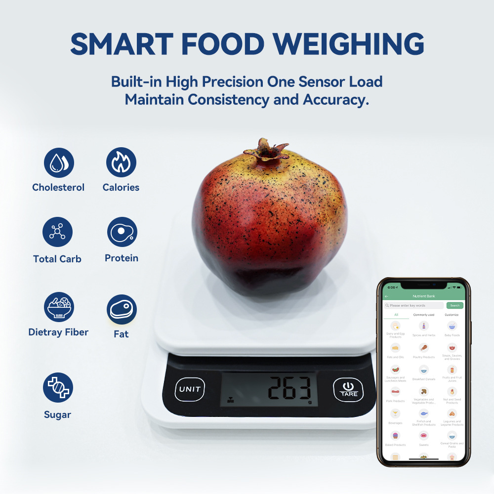 Fat Loss Nutritional Scale with Calorie Calculator App