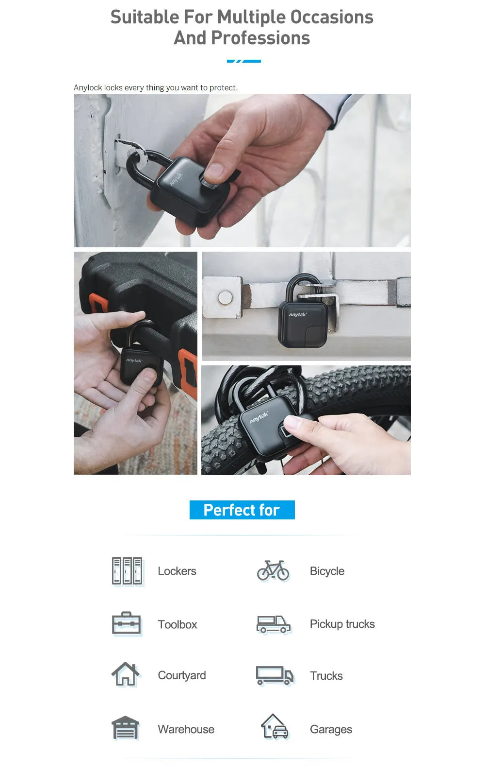 Fingerprint Smart Padlock