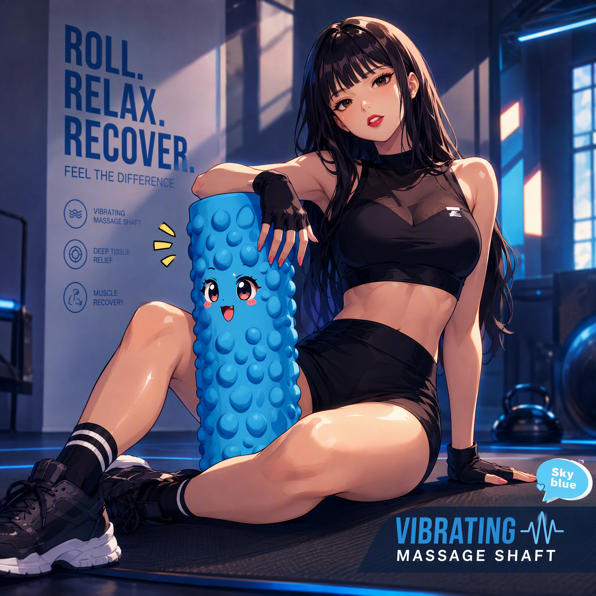 VIBRA ROLL | Vibrating Foam Roller | Muscle Relaxing Tool