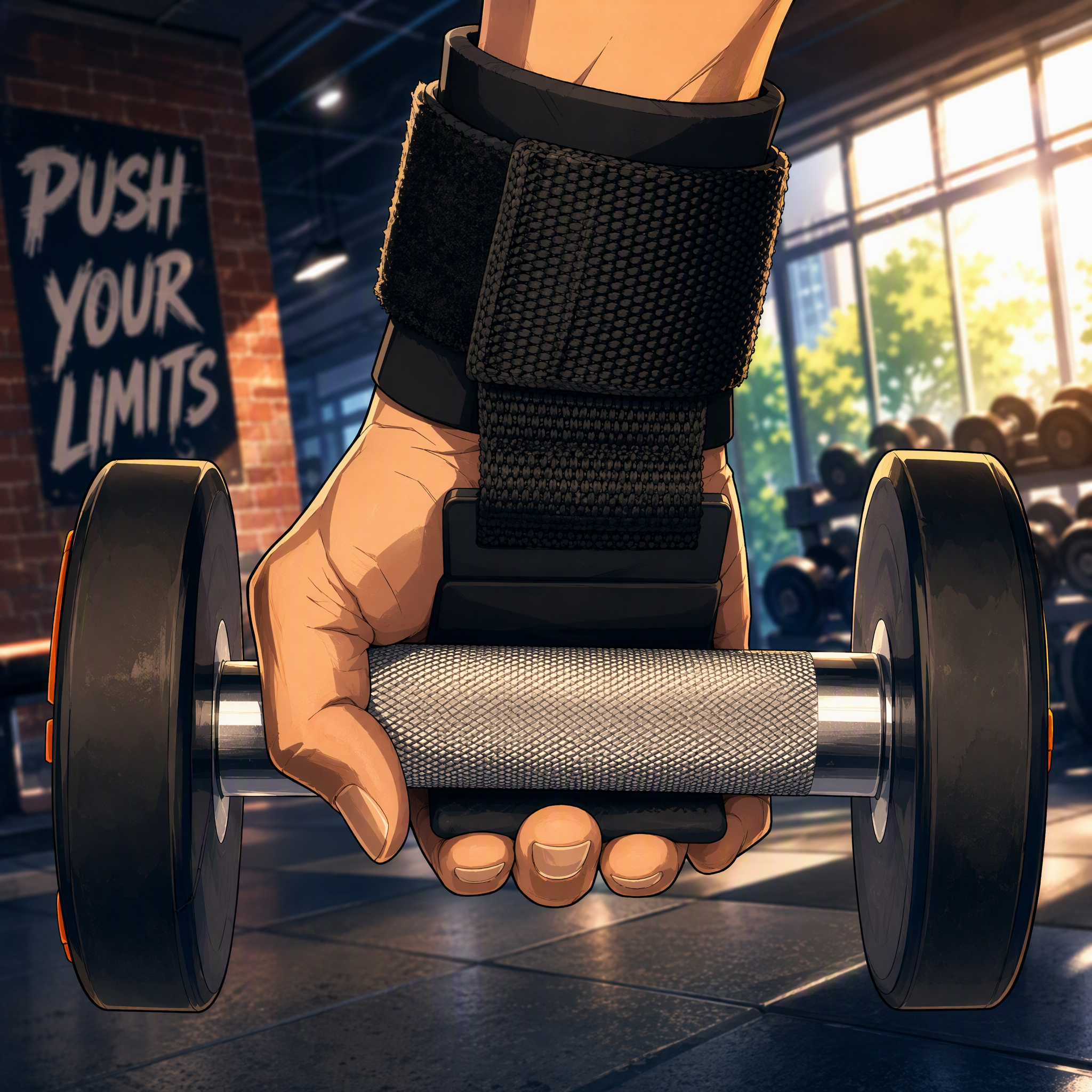 Fitness Hook Support Wristbands