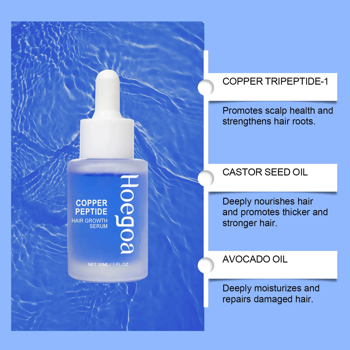 Copper Peptide Hair Growth Serum