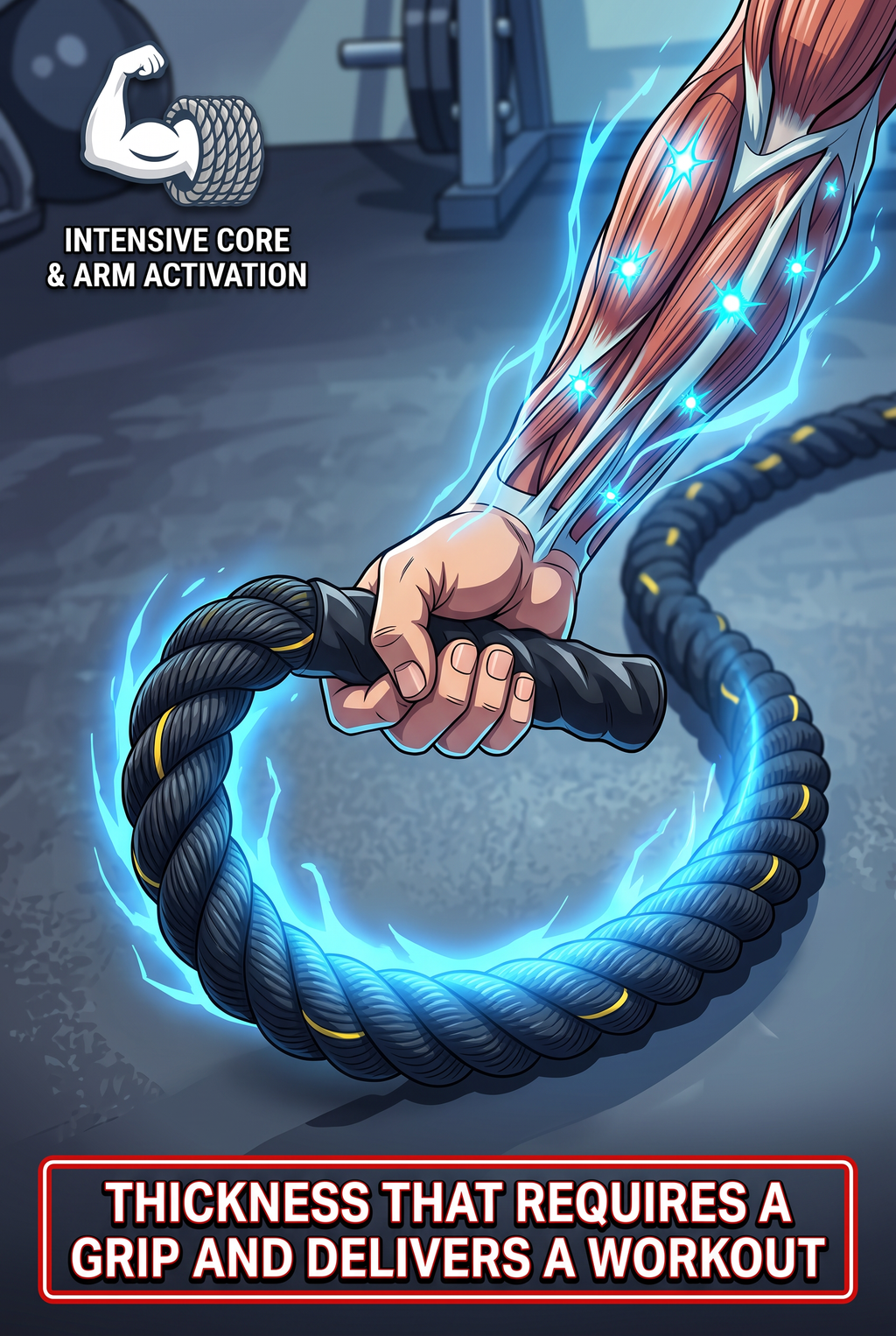 Heavy Jumping Rope | Weight-Bearing Triple-Strength Rope