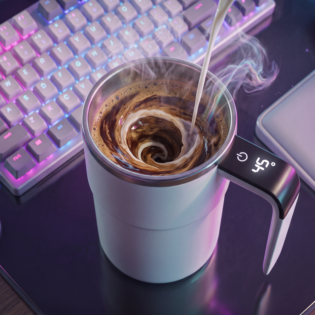 Magnetic Mixer Coffee Mug